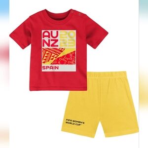 Unisex Kid's FIFA World Cup Short & Tee Set - SPAIN